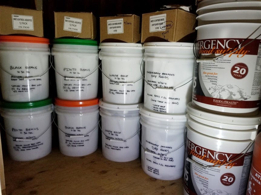 Storing Bulk Dry and Dehydrated Foods for an Emergency Super Prepper