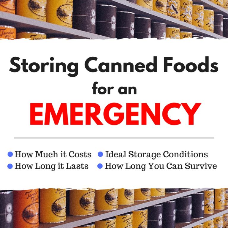 Storing Canned Foods for an Emergency Super Prepper